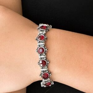 Paparazzi red bracelet Strut your stuff new with tags